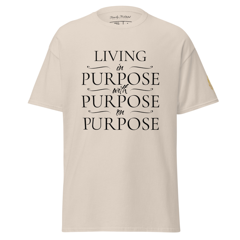 Unisex Soft Tee - in with on Purpose – XL, Natural