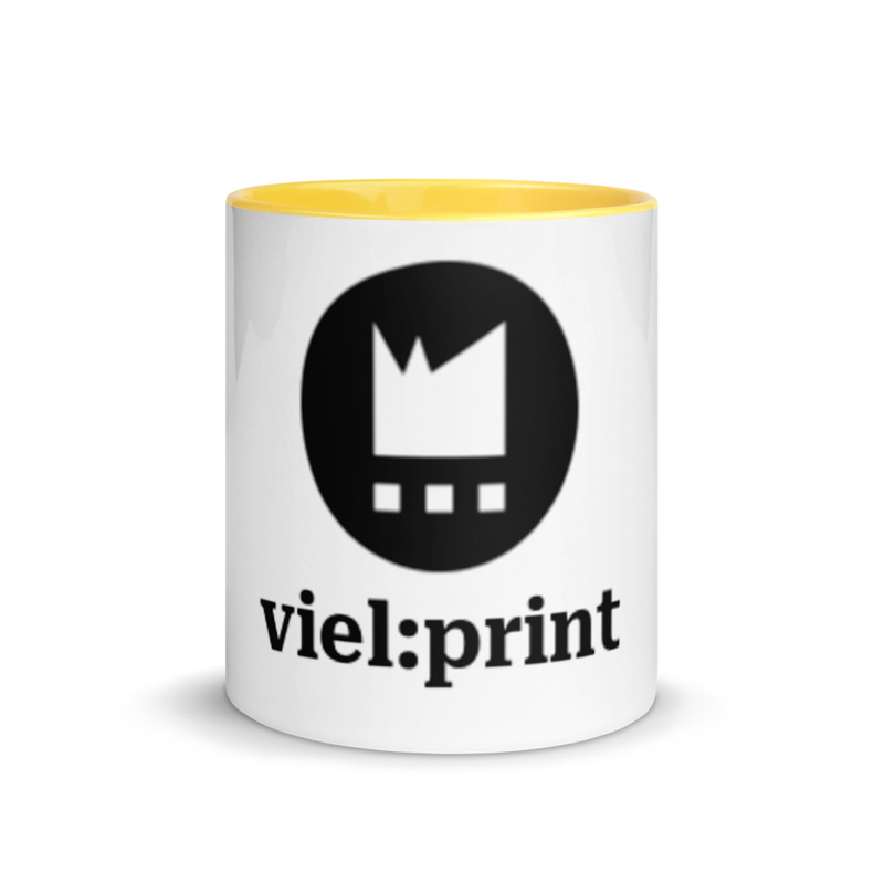viel:print Tasse mit farbiger Innenseite