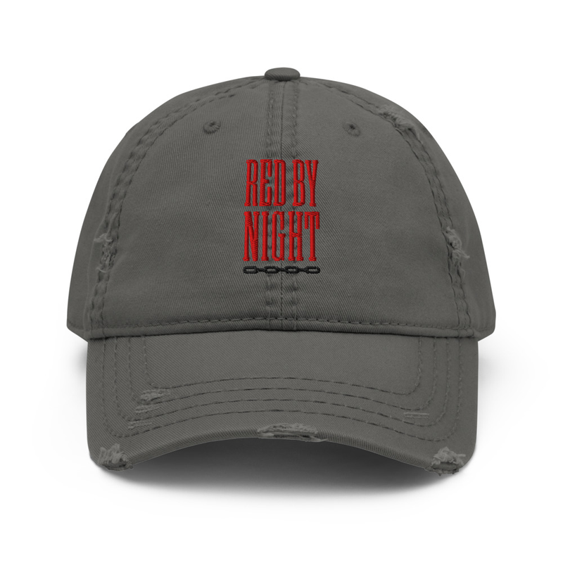 Official Red By Night Distressed Dad Hat