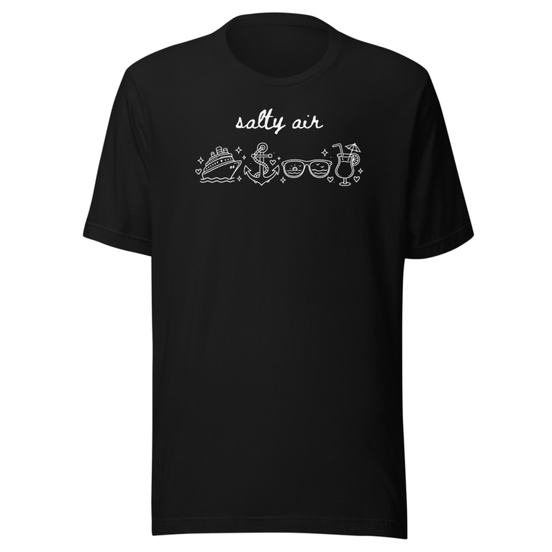 Salty Air Tee – S, Black