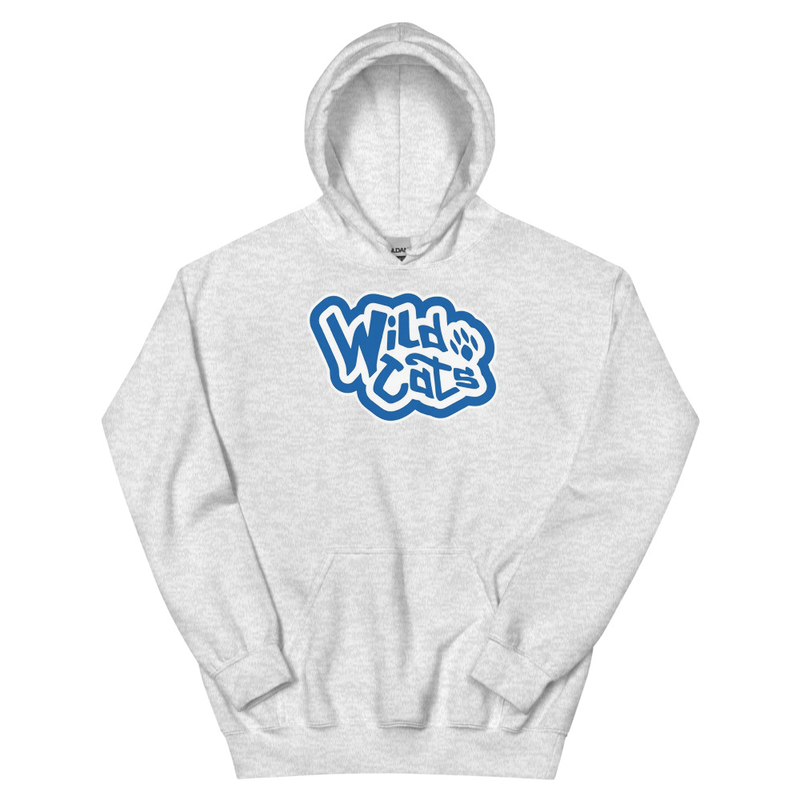 Wildcats Unisex Hoodie - Blue – S, Ash