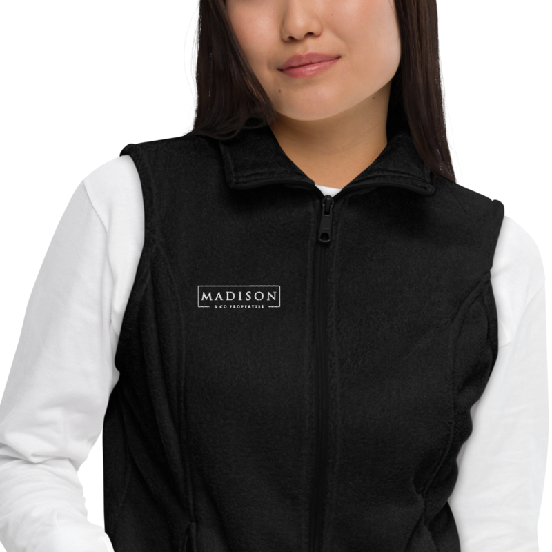 Women’s Madison Fleece Vest – Image 3