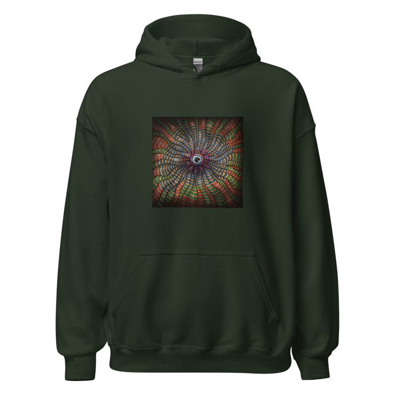 The Eye Hoodie — Forest Green