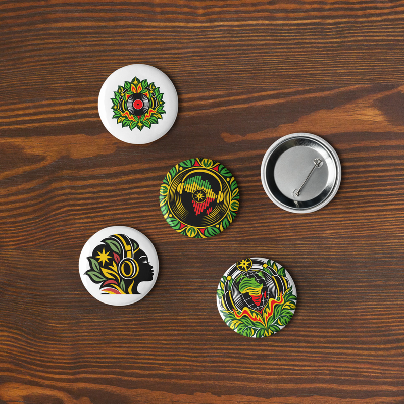 Set of pin buttons - t_shirts