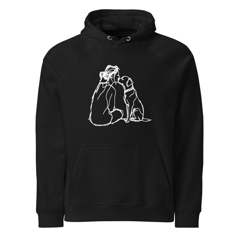 Unisex eco raglan hoodie
