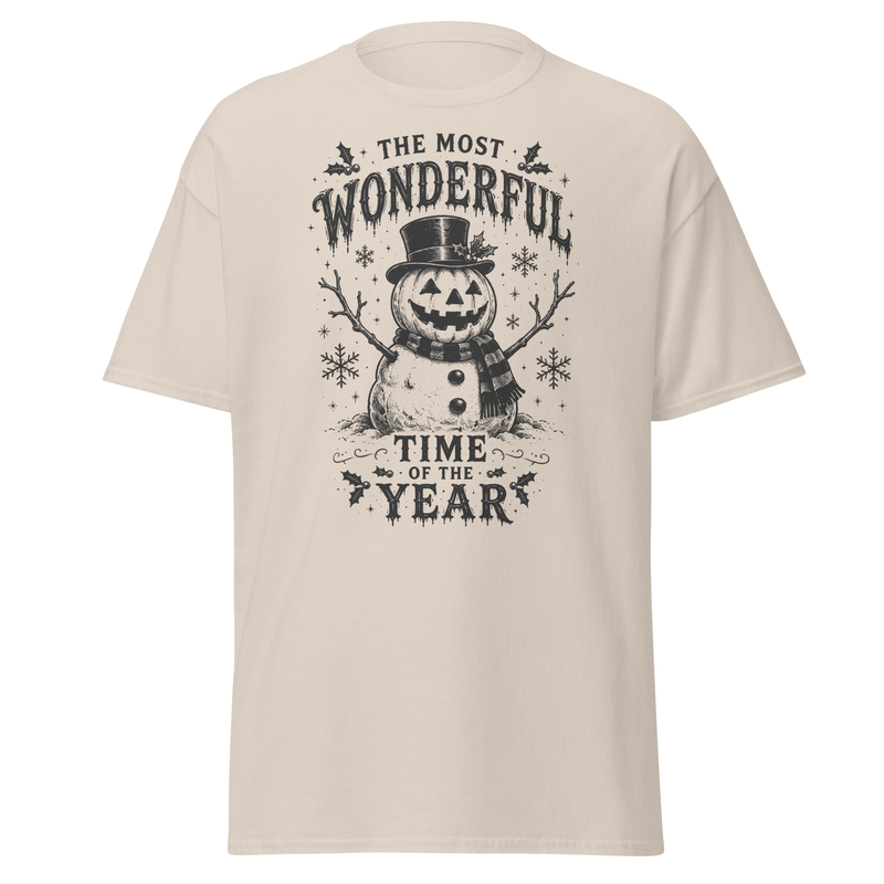 Halloween Snowman Shirt: Spooky Christmas Vintage Distressed Artwork
