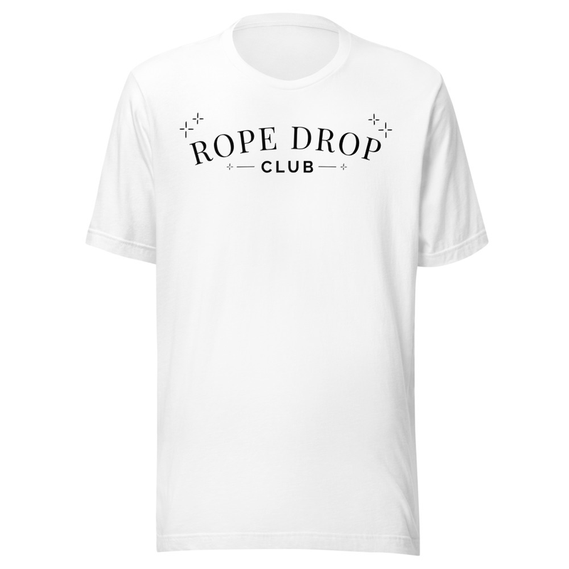 Rope Drop Club Tee – XS, White
