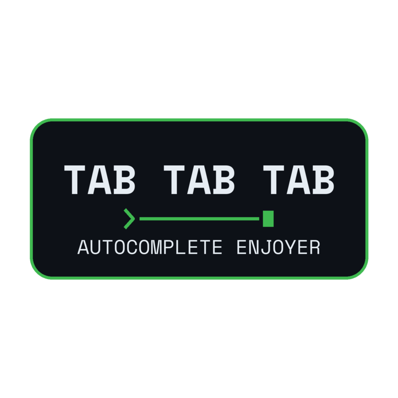 TAB TAB TAB Sticker mockup