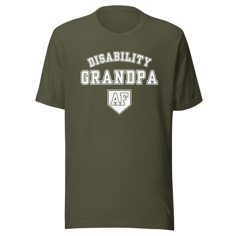 Disability Grandpa AF *white text*