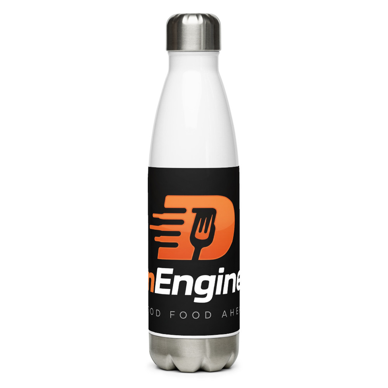Stainless steel water bottle – 17 oz, White