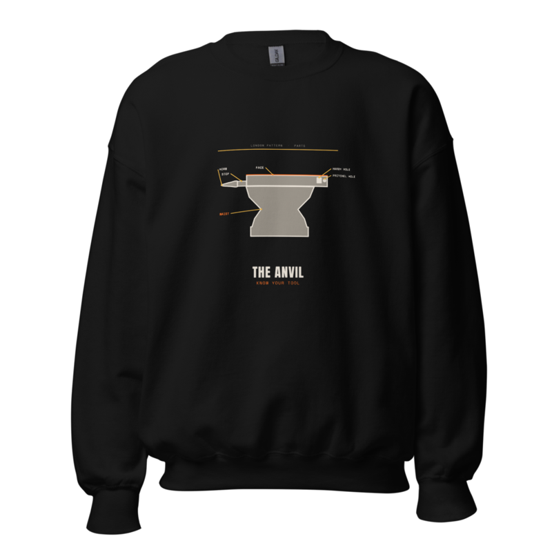 The Anvil Crewneck mockup