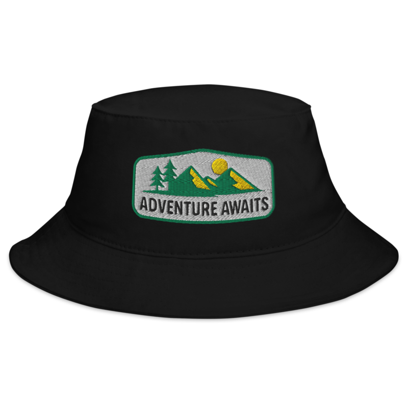 Adventure Awaits Fisherman Bucket Hat