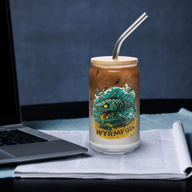 Dead Set Shred 16oz Can Glass