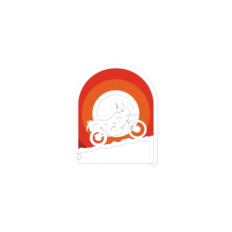 Overland Sticker mockup