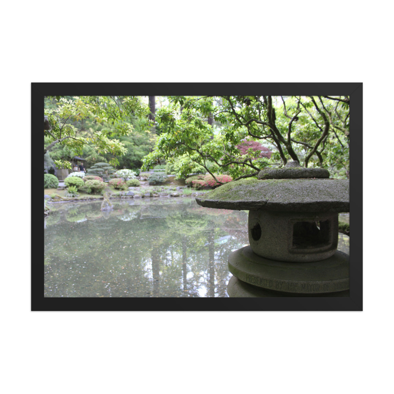 Zen Reflections - 12" x 18" Framed Photo Paper