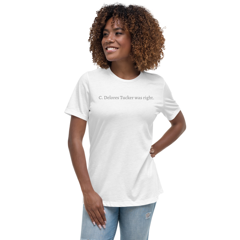 C. Delores Tucker Tee - Grey (Women's) – Image 20