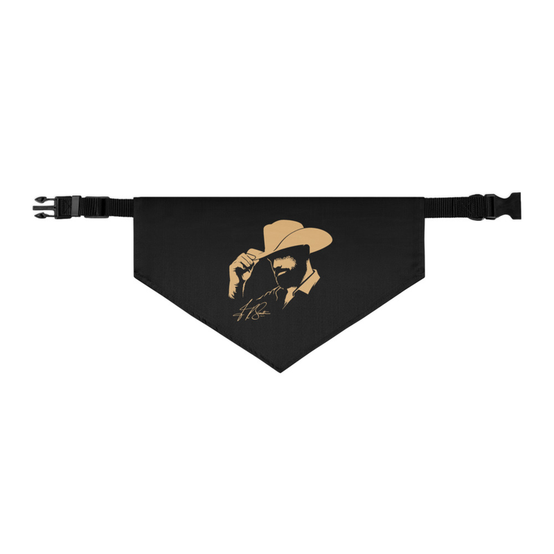 Cowboy Silhouette Pet bandana collar