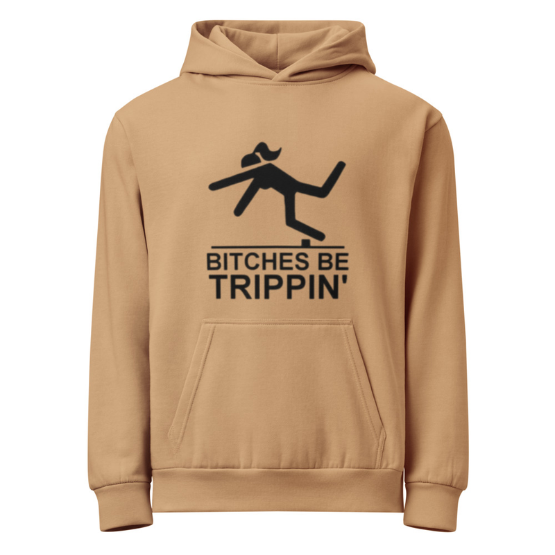 Urban Bitches be trippin Hoodie – XL, Pigment Burro