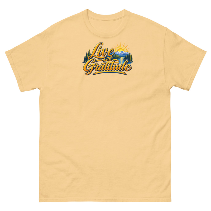 Live with Gratitude Unisex classic tee
