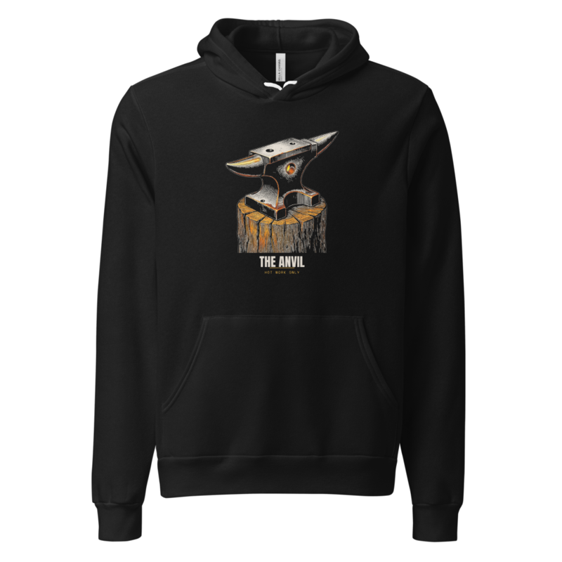 The Anvil Hoodie — Blacksmithing merch