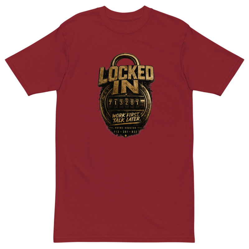 LOCKED IN Heavyweight Tee