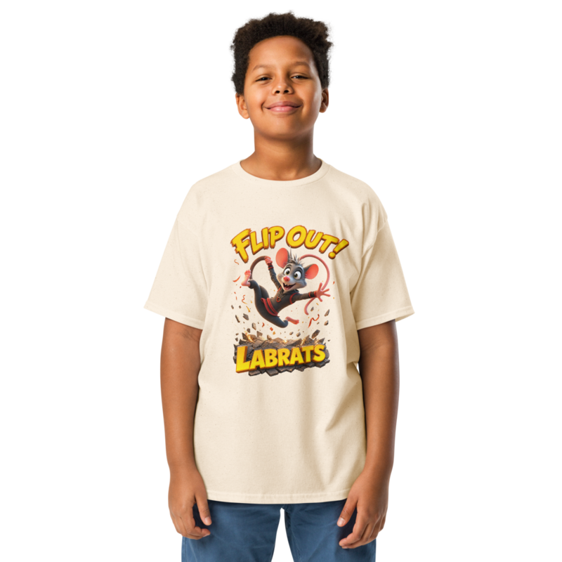 Twirl Tailspin Flip Out Kids T-Shirt