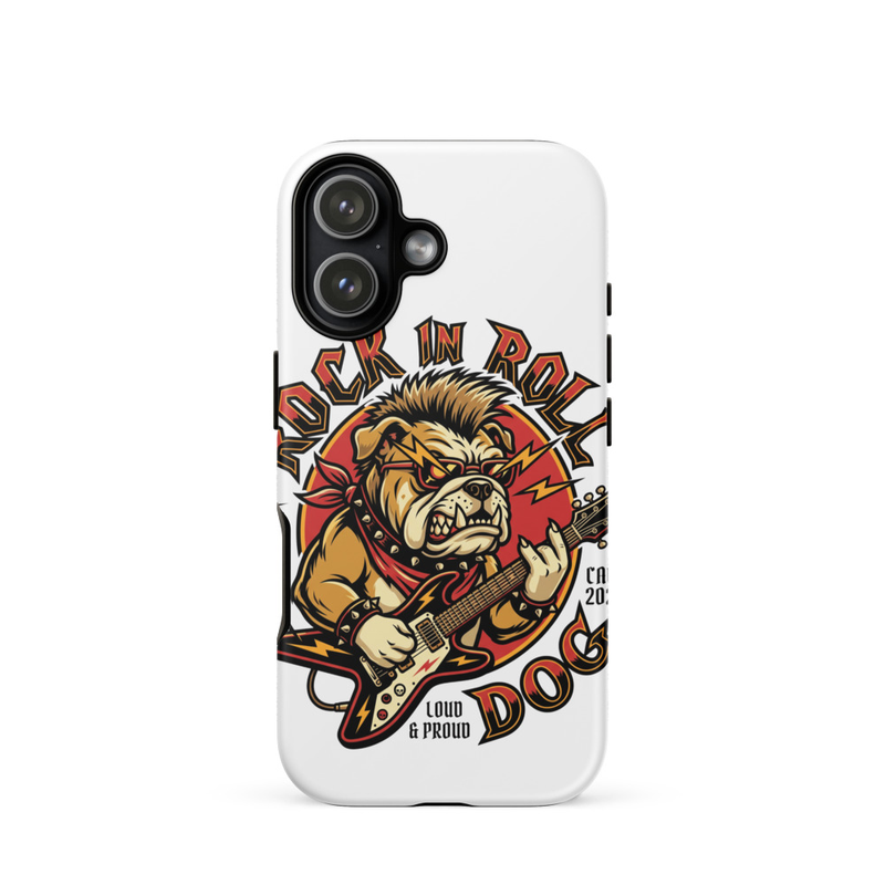 Tough Case for iPhone®: Rock N Roll Dog – iPhone 17, Matte