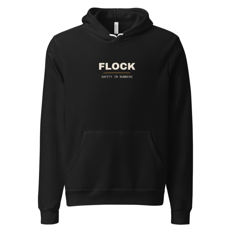 FLOCK Hoodie mockup