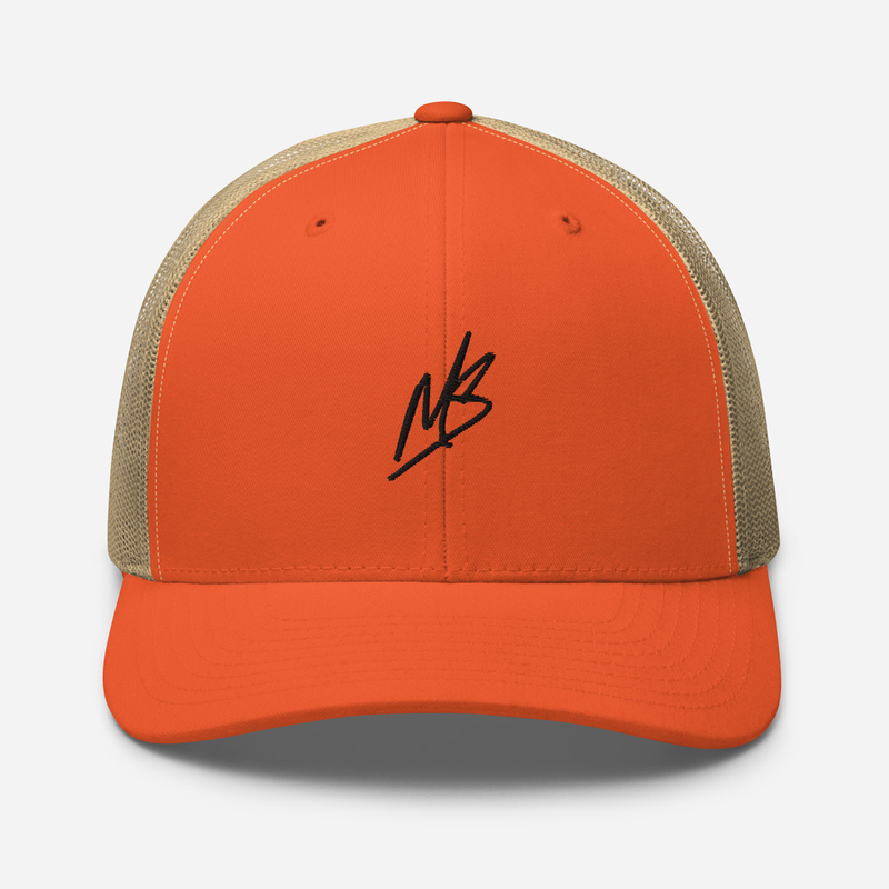 MS Trucker Hat (logo black) for Men and Women - Mingo Sanchez