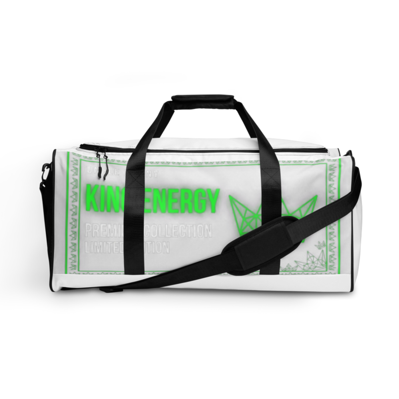 Uncle Benny ® Lightning Crown Duffle Bag Neon Green EST. 2020