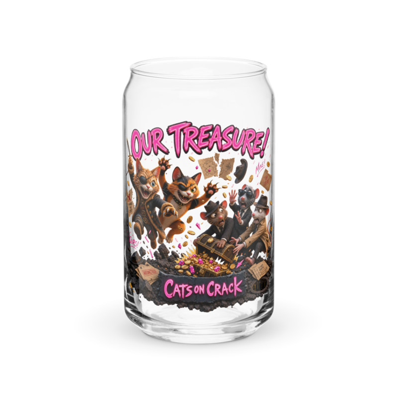 Our Treasure 16oz Can Glass