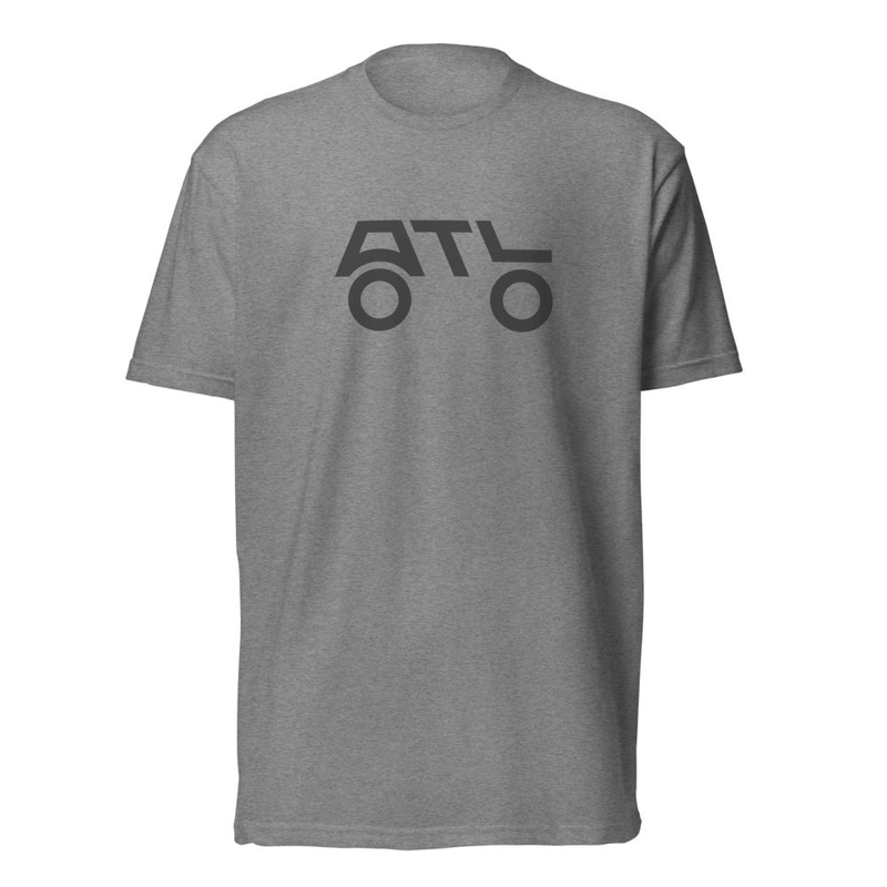 ATL Black (Front Only) – 2XL, Dark Heather Gray