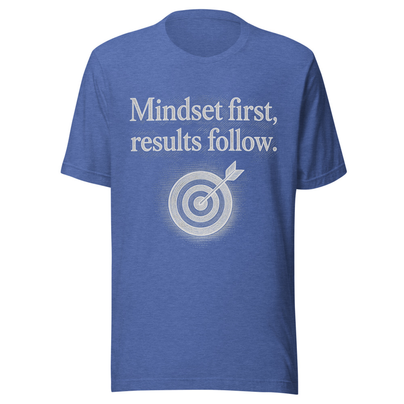 Mindset First Results Follow - Midnight Tone – S, Heather True Royal