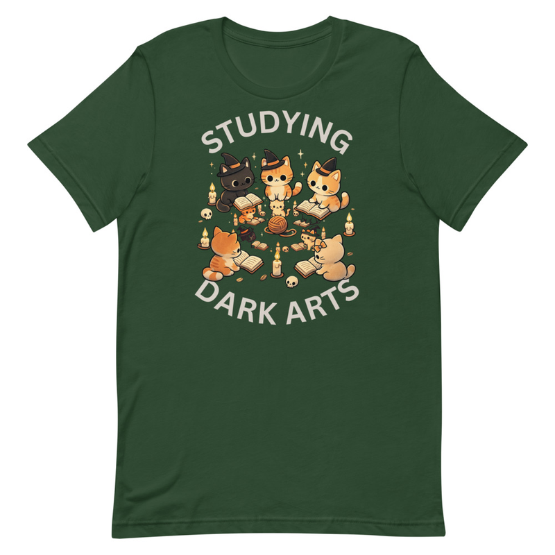 Studying Dark Arts Cat Lovers Unisex t-shirt
