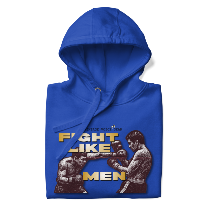 FIGHT like MEN Unisex HOODIE – S, Team Royal