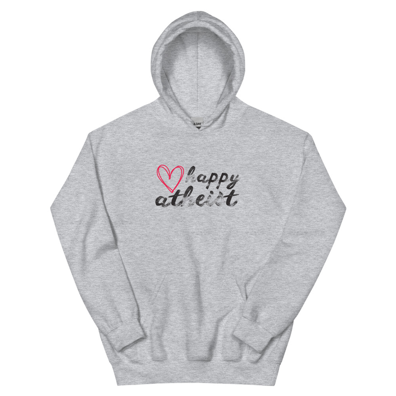 Happy Atheist Hoodie product view 4