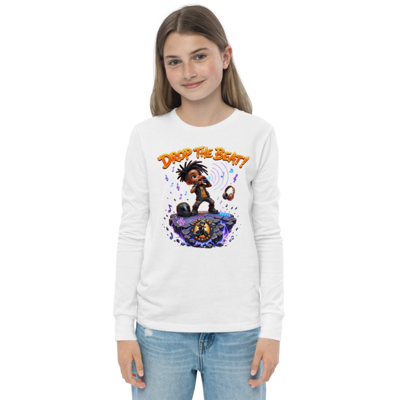Kofi Drop The Beat Kids Long Sleeve
