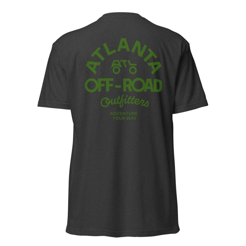 Brand Mark T-Shirt (F/R) - GREEN LOGO – XS, Charcoal