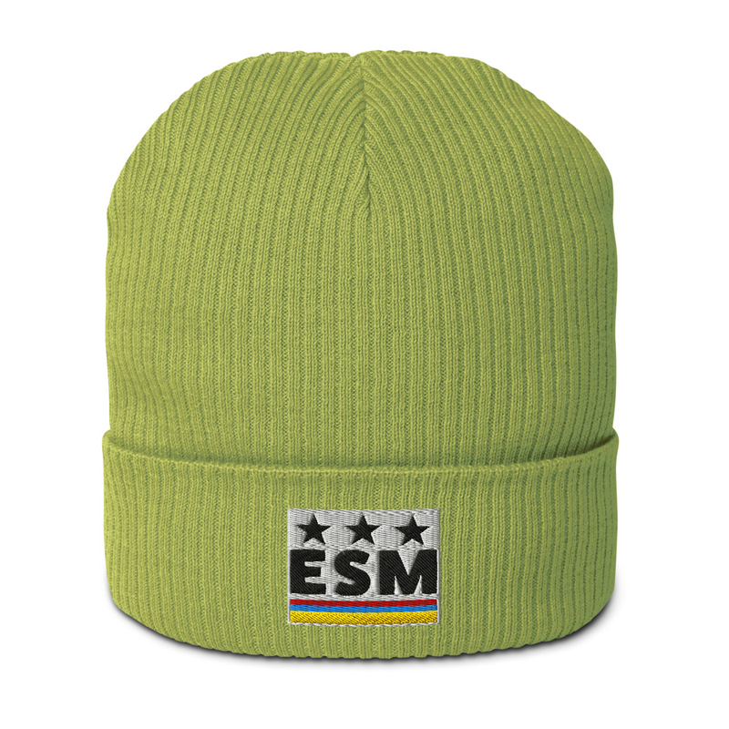 Organic ribbed beanie