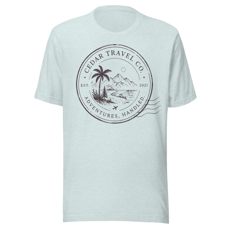 Adventures Handled Tee – 3XL, Heather Prism Ice Blue