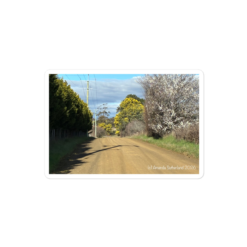 Beyond the Familiar Sticker – 4″×4″, White