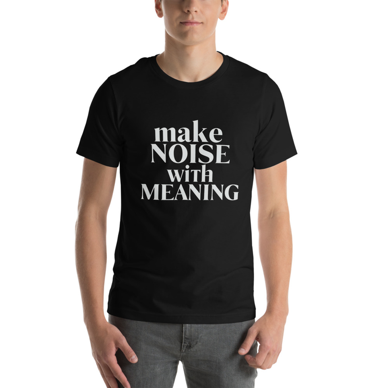 Make Noise With Meaning - Midnight Tone – 3XL, Black