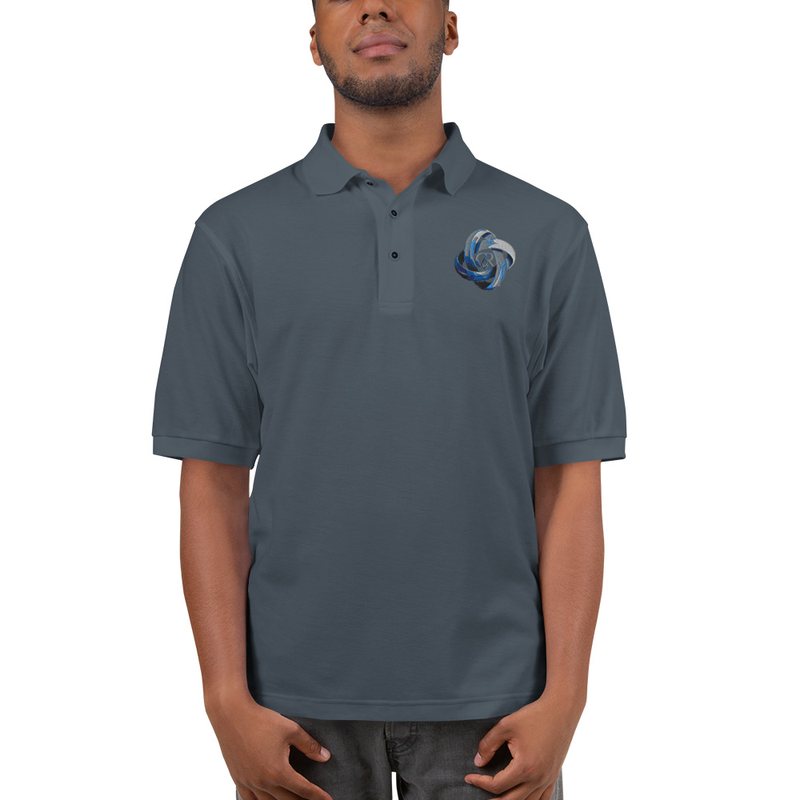 CR Group Men's Premium Polo – XL, Steel Grey