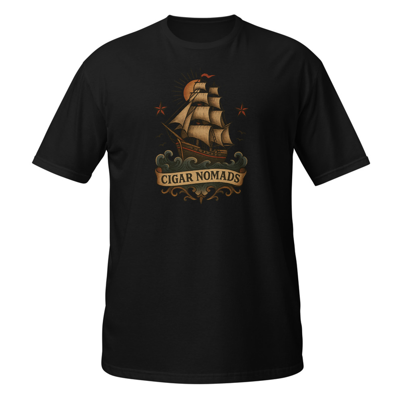 Cigar Nomads Pirate Ship Tee / Black / S