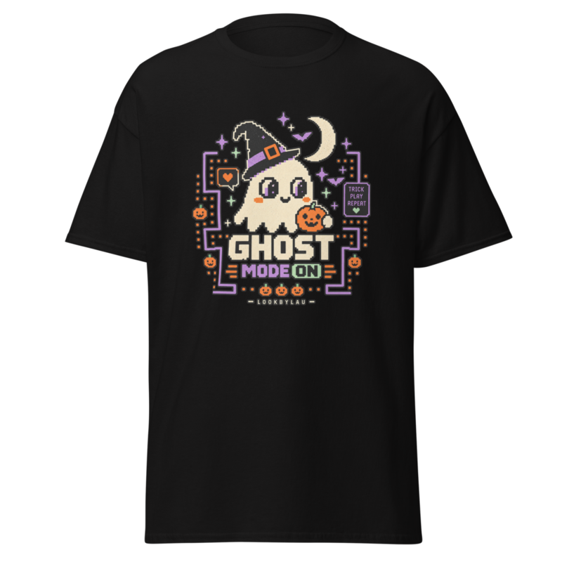 Ghost Pacman: Camiseta unisex · Negro