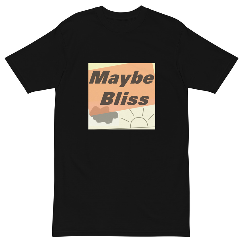 Maybe Bliss logo C Men’s premium heavyweight tee