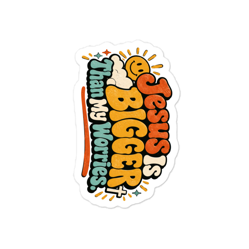 Jesus Bigger Sticker