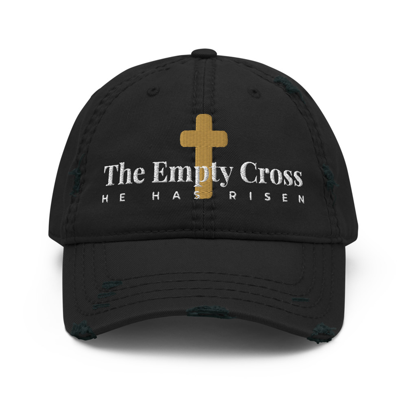 He Has Risen Distressed Hat — image 1