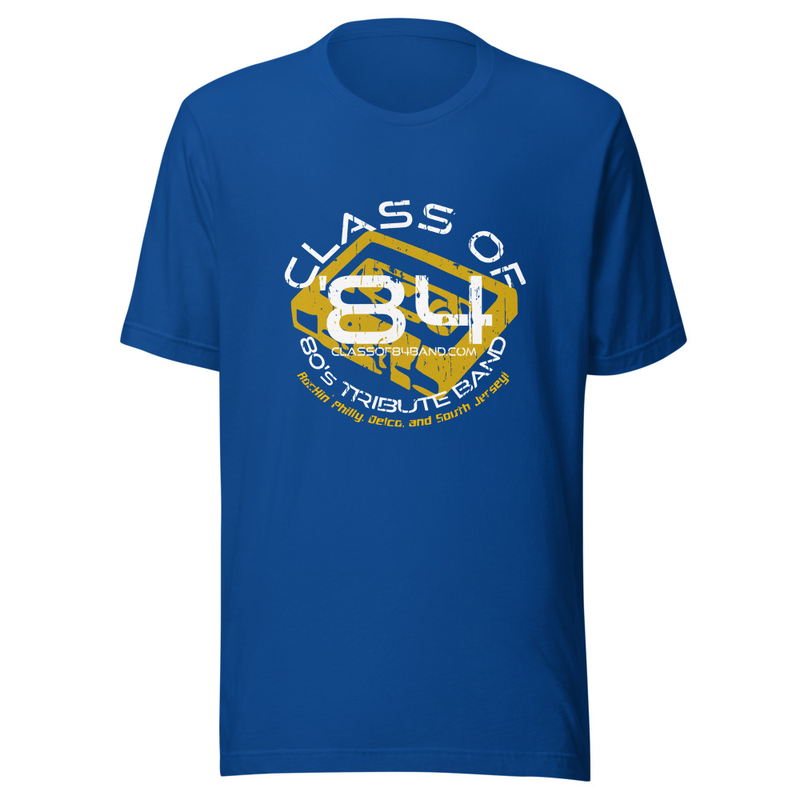Front Logo Unisex t-shirt (Bella Canvas) - Class of 84 (80s