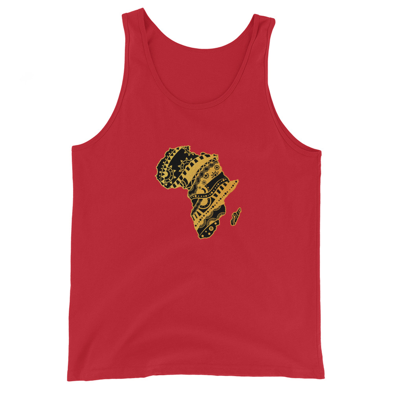 Golden Afrikin Unisex Tank Top